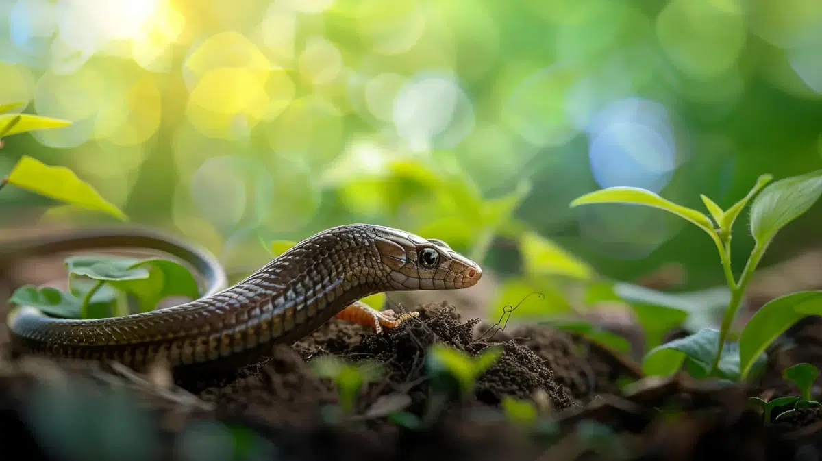 serpent du potager